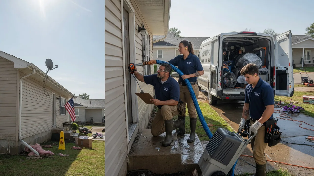 Ceiling Water Damage Restoration in Indiana near me